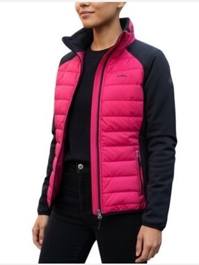 LRL Ralph Lauren Active Puffer Fleece Jacket Women's Size Extra Small Petite